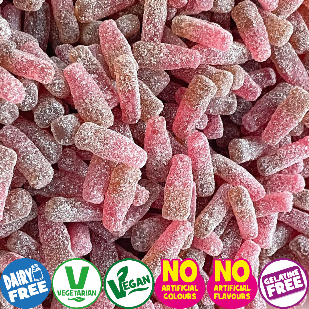 Fizzy Cherry Cola Bottles