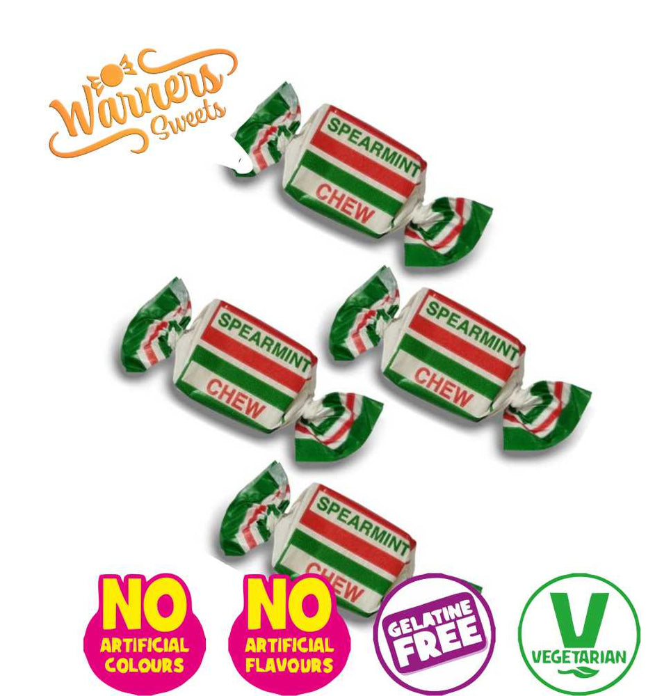 Spearmint Chews - Classic Retro Chew!