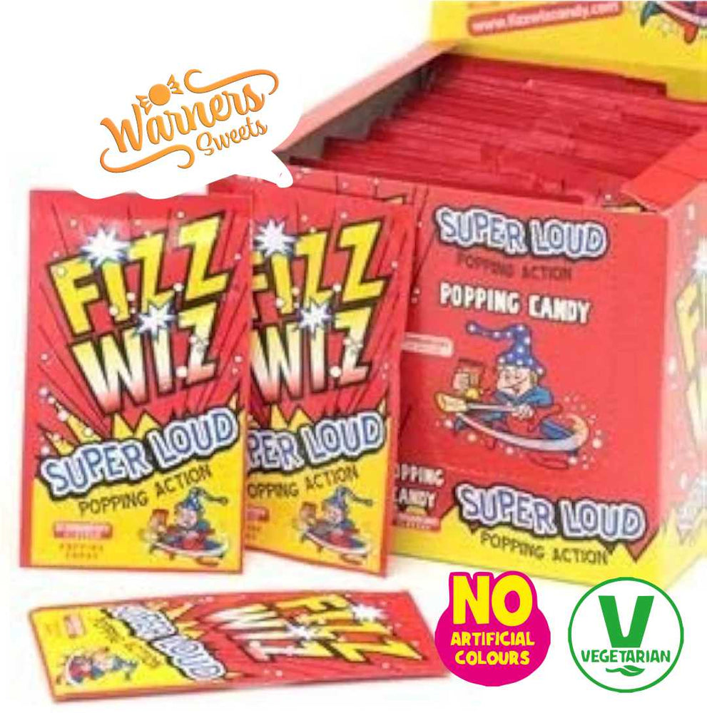 Fizz Wiz Strawberry Popping Candy - 5 Pack