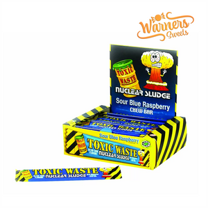 Toxic Waste Blue Raspberry Chew Bars - 4 for £1