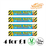Toxic Waste Blue Raspberry Chew Bars - 4 for £1